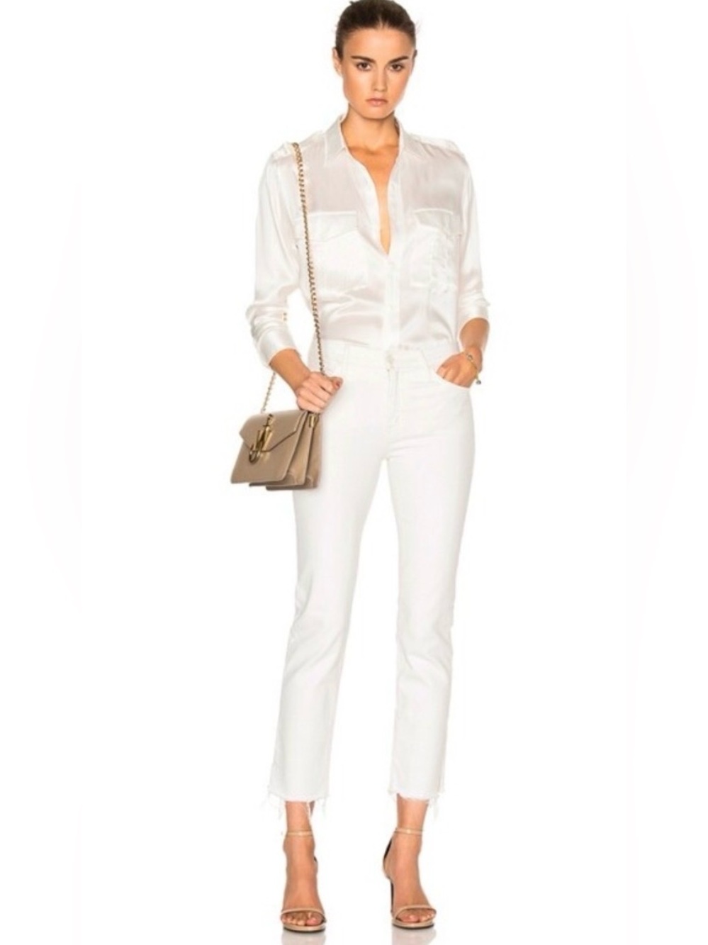 MOTHER The Rascal Ankle Snippet Jeans-Stayin’ Alive Wash